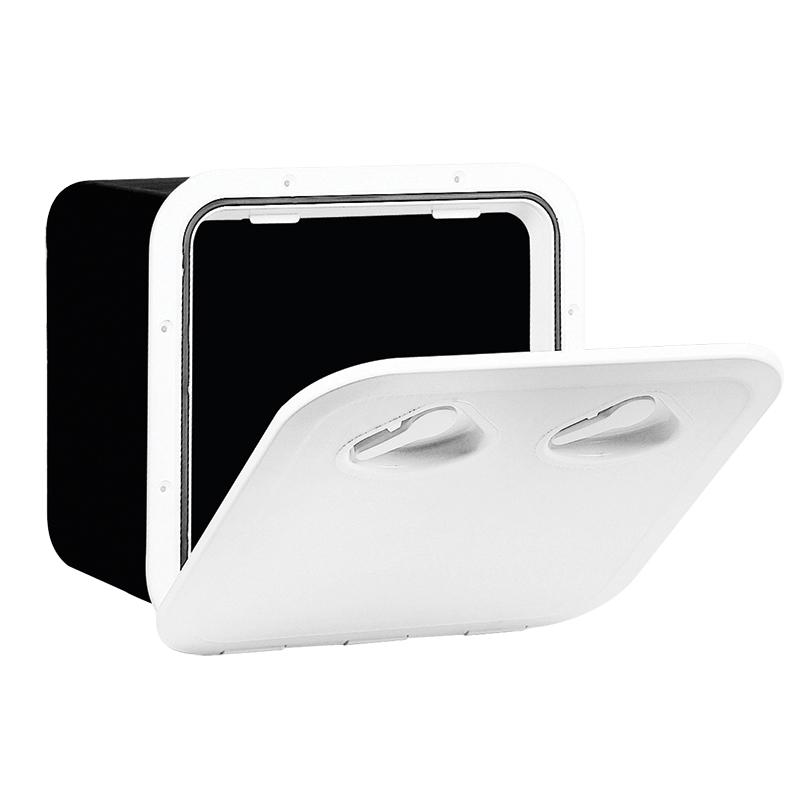 lalizas 196333 TOP LINE Storage Hatch, White, 370x375mm