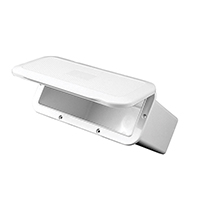 lalizas 196376 Utility Storage Hatch, w/Lid, 104x235x165mm, White