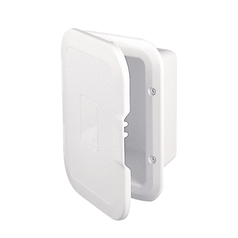 lalizas 196471 Case for Shower, w/Lid, 165x237mm, White