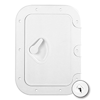 lalizas 196569 CLASSIC Hatch w/Lock, White, 275x375mm