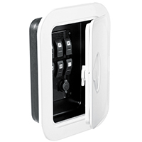 lalizas 196663 Case for Electrical Control Panel, w/Lid, White