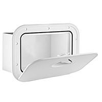 lalizas 196818 MID LINE Storage Hatch, White, 278x378mm