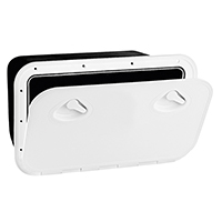 lalizas 196855 MID LINE Storage Hatch, White, 355x600mm