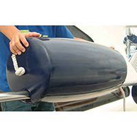 lalizas 197748 OCEAN Solid Fender TYPE A1, Navy Blue