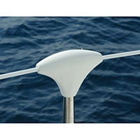 lalizas 197757 OCEAN STANCHION Cover, White, Set of 4 pieces