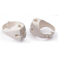 lalizas 197763 OCEAN Clip-on Lifebuoy Support, for Rail Ø25-28mm, White