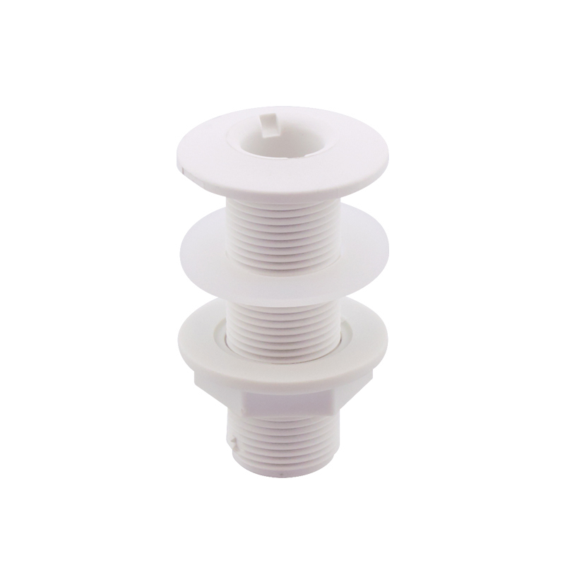 lalizas 198216 Thru-Hull Fitting 3/4'',w/ Washer, L.81mm, White, ISO