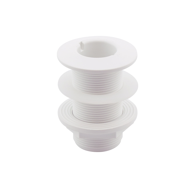 lalizas 198220 Thru-Hull Fitting 1 1/2'',w/ Washer, L98mm, White, ISO