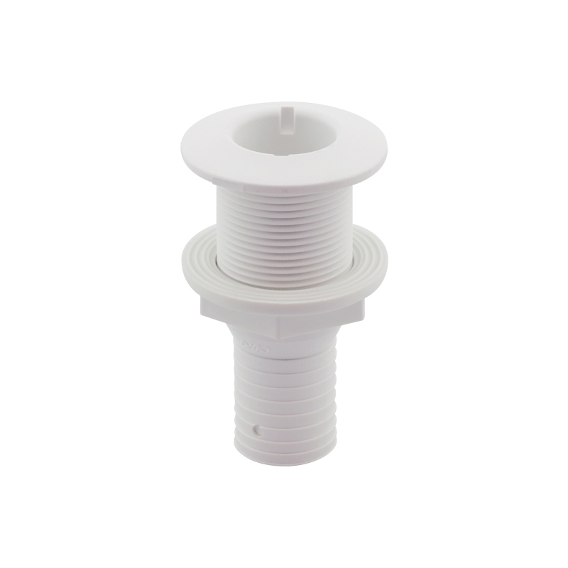 lalizas 198227 Thru-Hull Fitting 1 1/4'', w/Hose Barb Ø32mm, White