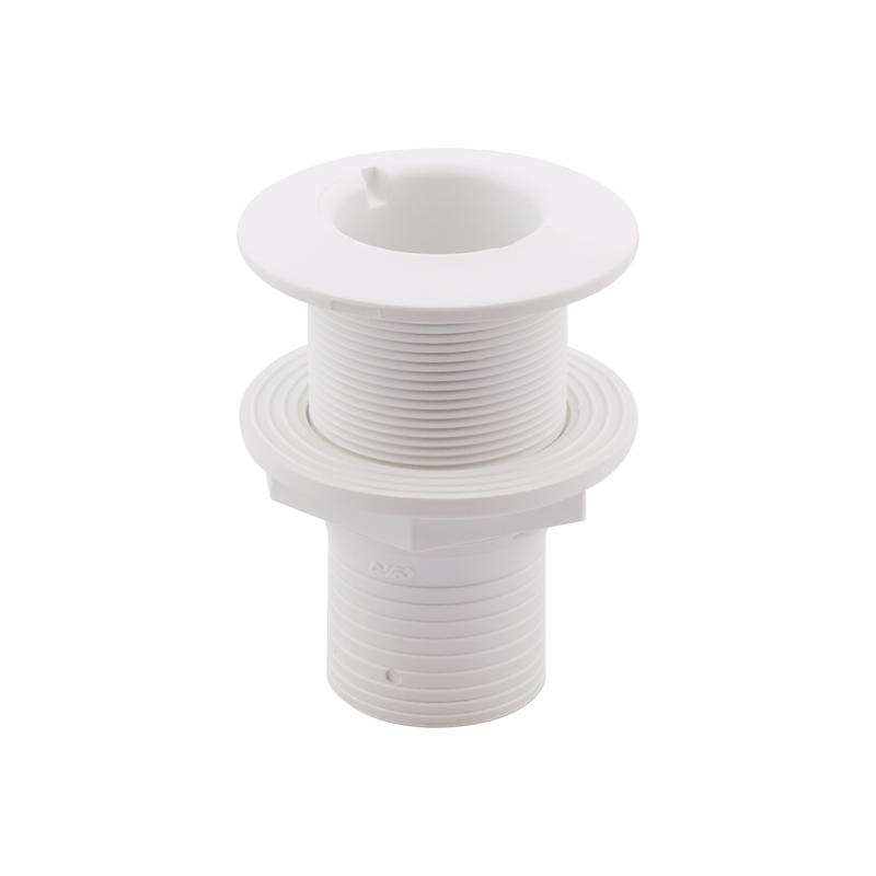 lalizas 198230 Thru-Hull Fitting 2'', w/Hose Barb Ø51mm, White