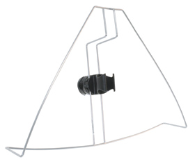 lalizas 20580 Stainless Steel Horseshoe Bracket with base for lifebuoy light