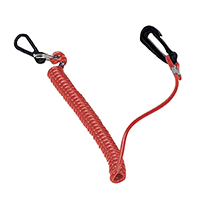 lalizas 28137 Set Kill Switch Key w/Coil Lanyard f/Mar/Mer Eng
