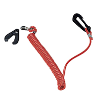 lalizas 28141 Set KILL Switch Key w/Coil Lanyard for Yamaha Eng.