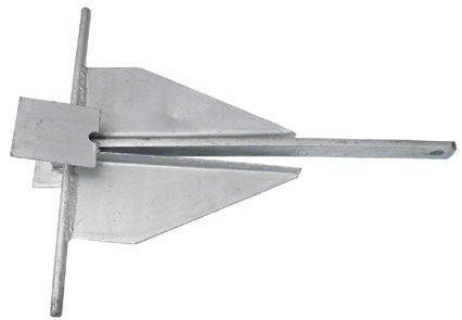 Anchor hot dip galvanized, Danforth type, 20kg