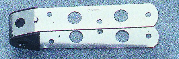 Rudder retaining clip, L=132mm, Diam. =10mm