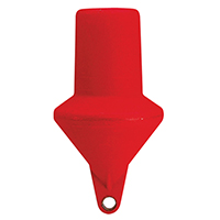 Marking Buoy, Cylindrical, Foam Filled, Ext.Ø400mm, Red