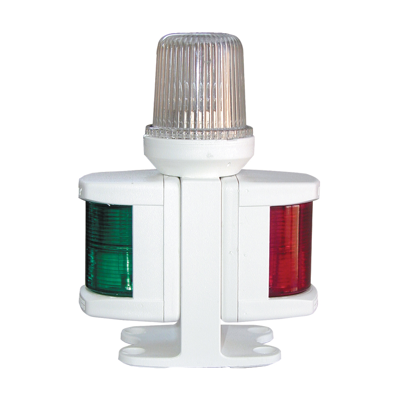lalizas 30449 CLASSIC 12 All-round Light & Starboard & Port Lights, with white housing