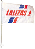 lalizas 30700 Plug in pole for flag 50cm, white