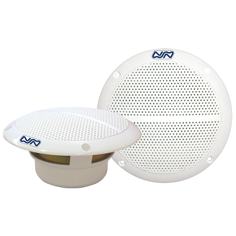 lalizas 31302 Two-way Speakers, 80W, 5 1/4'', White, Set