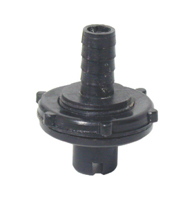 lalizas 31352 Thru-Hull Outlet Ø48mm For 5/8'' Hose, Black