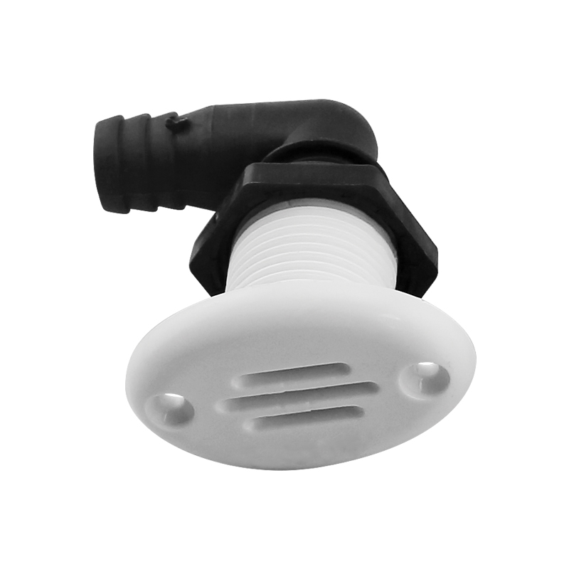 lalizas 31517 Ventilator for Tank Elbow 90°, Oval,Ø16mm Hose, White