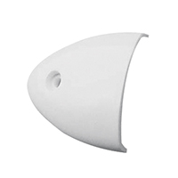 lalizas 31519 Ventilation Clam Shell Cover, 55x50x12mm, White