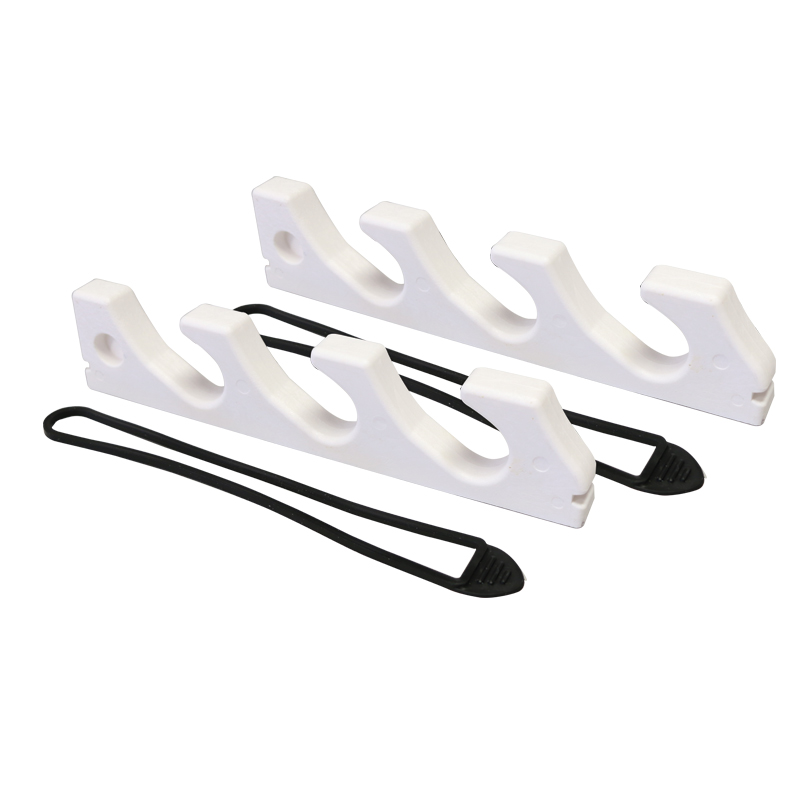 lalizas 31529 Storage Rack (Pair) for 3 Fishing Rods, White