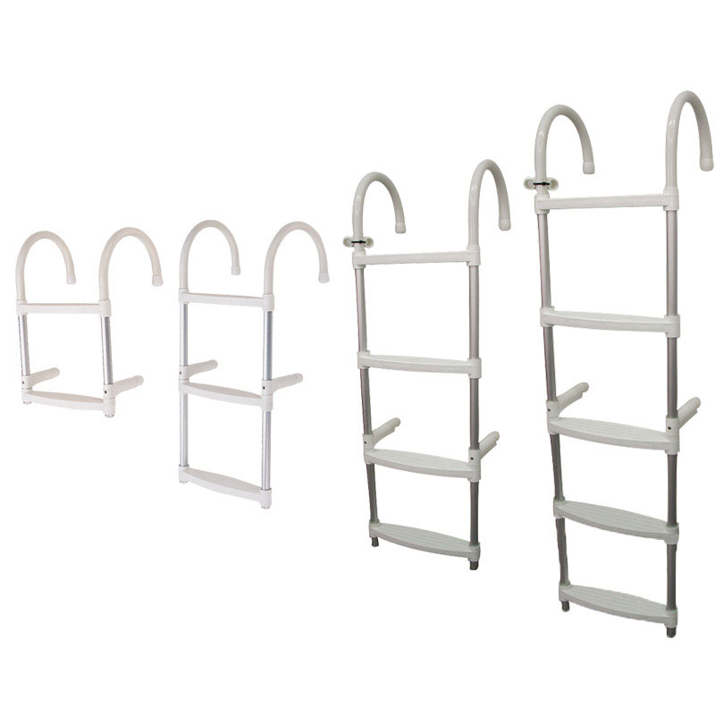 Ladder, 2 steps, Aluminium, L550xW350mm