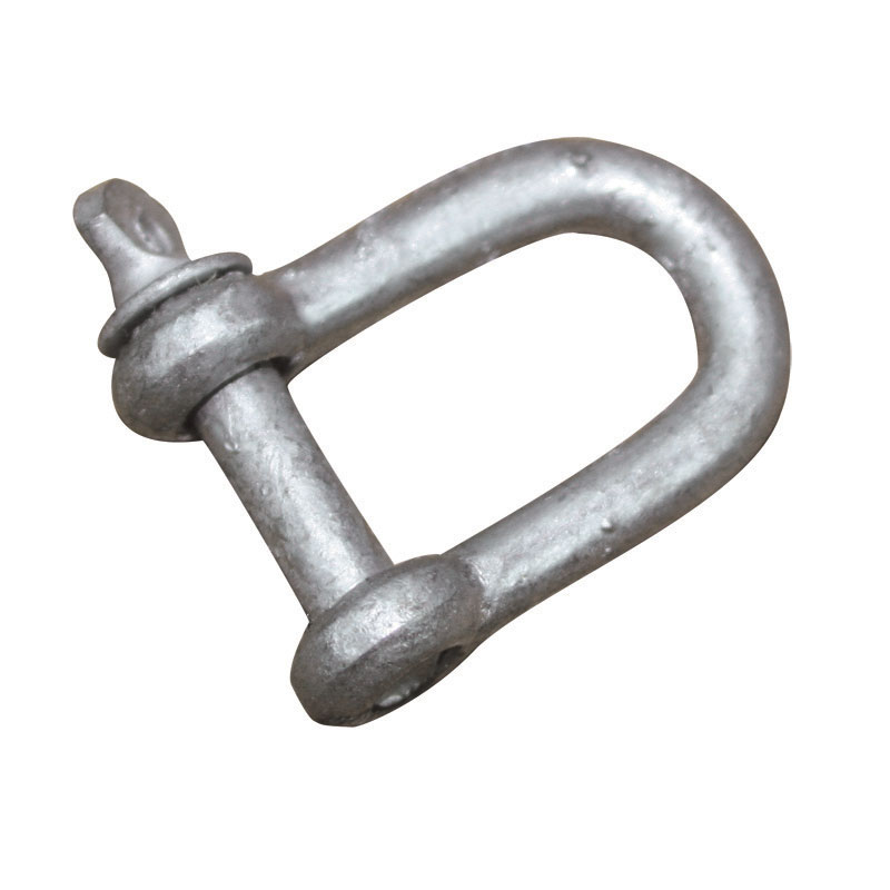 Large Type D shackle galvanized, diam. 5mm