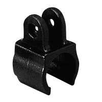 lalizas 35002 Mounting Clip 10mm for Bim. Top, Ø25mm Tube, Black