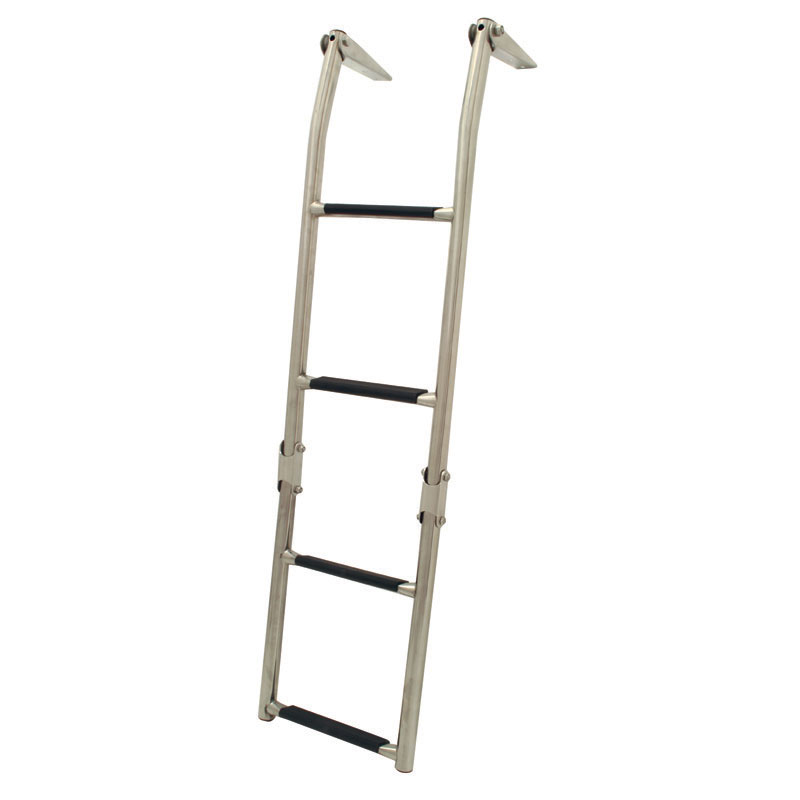 Foldable Ladder for Platform, 1+2 steps, Inox 316, L740xW276mm