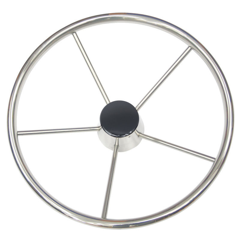 Steering Wheel with cap, Inox 316, ø394mm