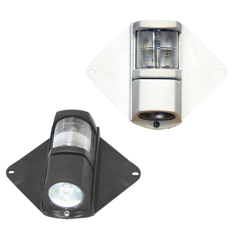 CLASSIC 12 Masthead Light & Deck Light 225°, with black housing