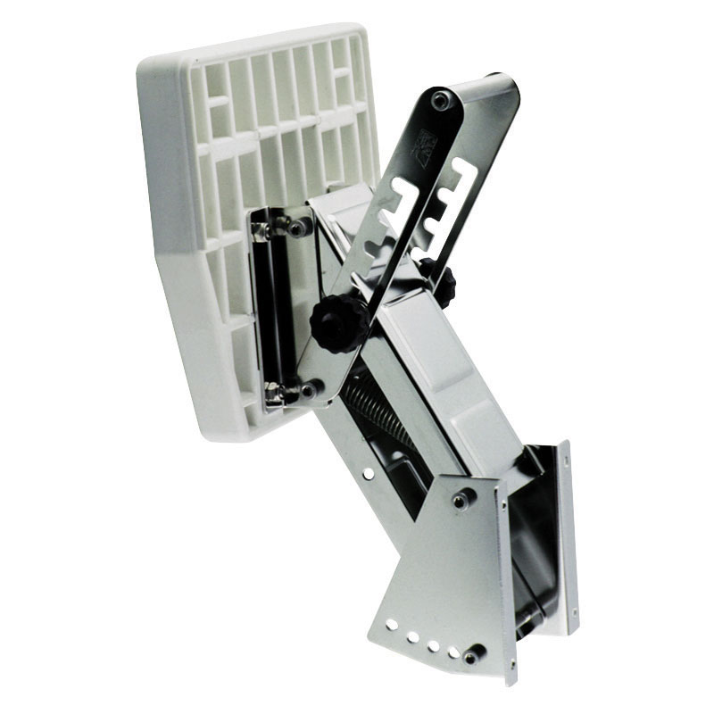 Outboard Bracket, Adjustable, w/plastic pad, Inox 316, for engines up to 40kg/20HP