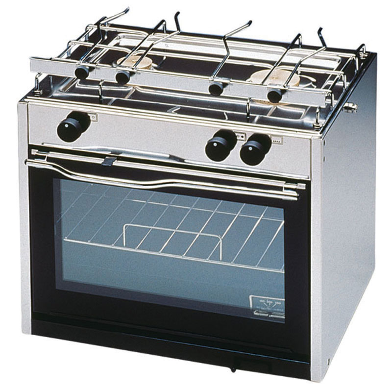 Cooker w/ oven & 2 burners, 450x390x370mm, 21kg