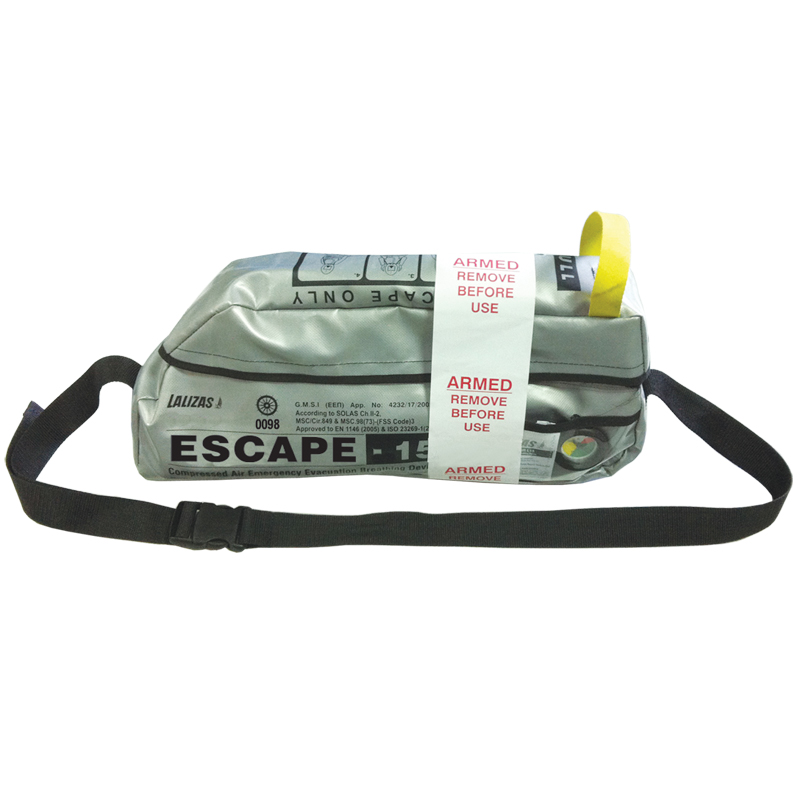 LALIZAS Emergency Evacuation Breathing Device ''ESCAPE-15'', SOLAS/MED