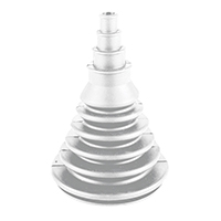 lalizas 43165 Cable Boot Flushmount, Ø115mm, cut-out Ø76mm White