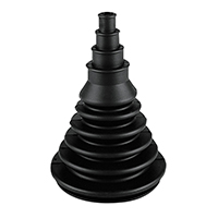 lalizas 43167 Cable Boot Flushmount, Ø115mm, cut-out Ø76mm, Black