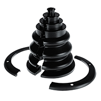 lalizas 43168 Cable Boot w/Screwed Ring, Ø108mm, cut-out Ø60mm, Black