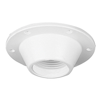 lalizas 43263 Table Top Plate, Ø190mm-Η.55mm, White