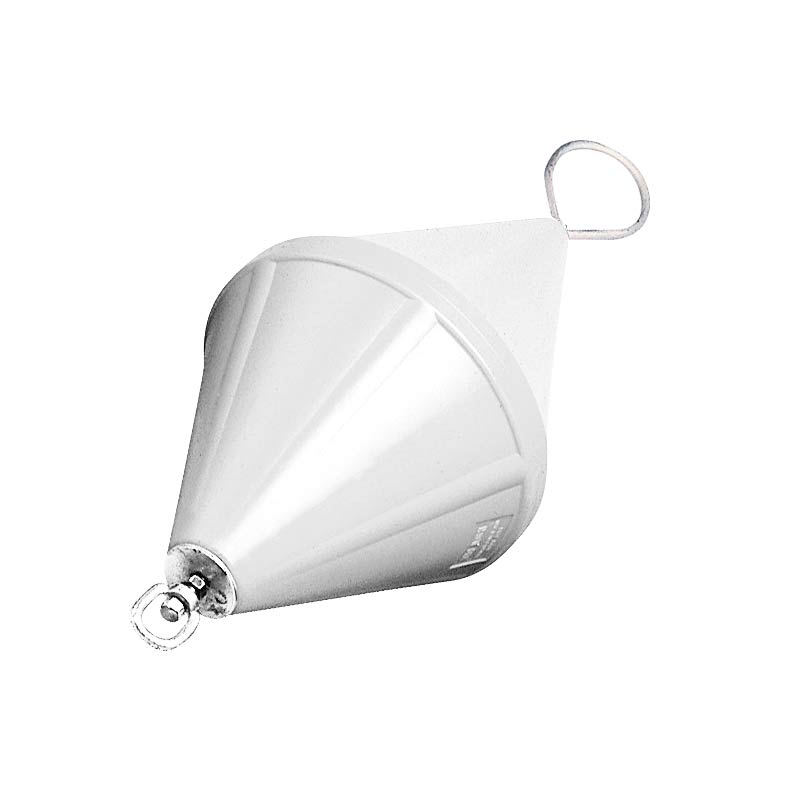 lalizas 43442 Mooring Buoy,Bi-conical,w/Foam &Galv. Steel Rod,Ø320x660mm,White