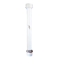 lalizas 44048 Table Pedestal, Fixed, Aluminium, Ø60x610mm, White