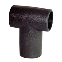 lalizas 44051 T-Fitting, 90°, for Rails Ø22mm, Black