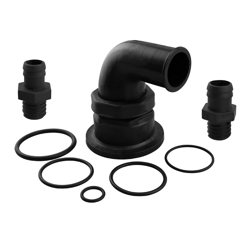 lalizas 44091 ERCOLE & SOGLIOLA Set Connectors, w/Ø38mm 90° Elbow