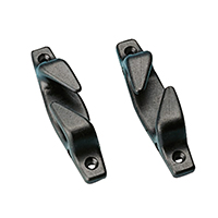 lalizas 44417 Fairlead Handed Polyamide, Pair L+R, 110x20mm, Black