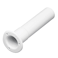 lalizas 44489 Rod Holder, Plastic, Vertical, Ø40mm, H.235mm, White