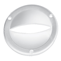 lalizas 44551 Ventilation Clam Shell Cover, Round, Ø87mm, White