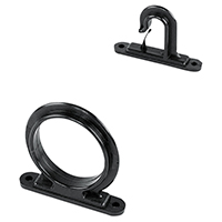 lalizas 44622 Rod Holding Ring Set, White