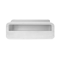 lalizas 45344 Util. Stor. Case, 1/2 Open, Rect.170x420mm, White