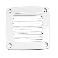 lalizas 47063 Ventilation Shaft Grilles Cover, 92x92mm, White